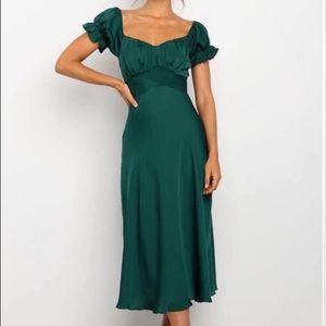 Sz 8 Petal and Pup Emerald Dress